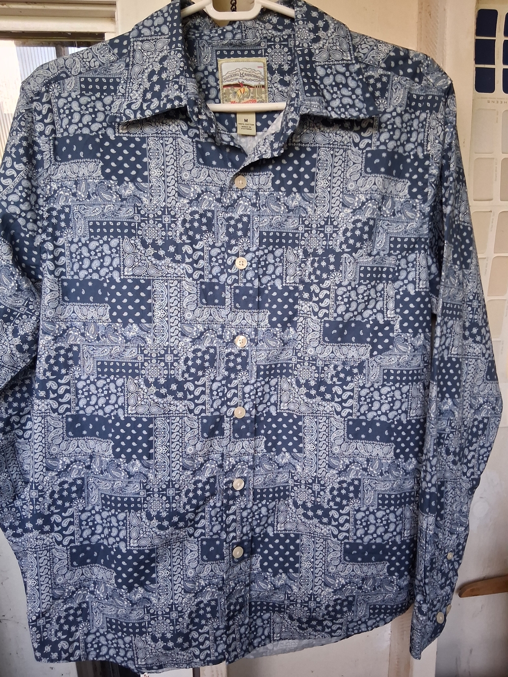 Men's Kennington Rocking Ranchwear Shirt Size Medium